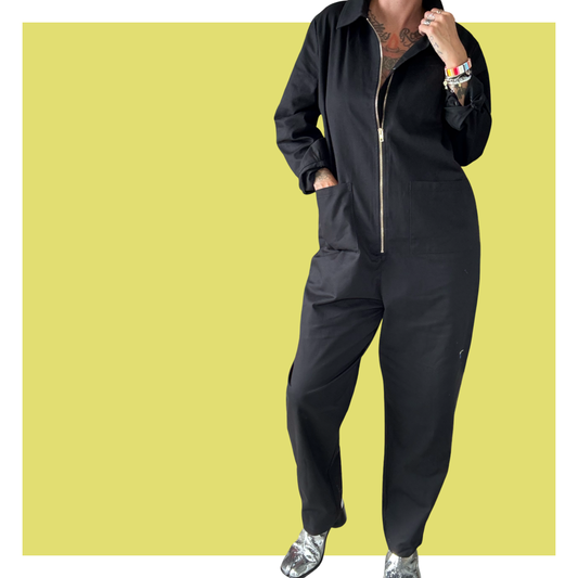 Baggy Boilersuit - Black