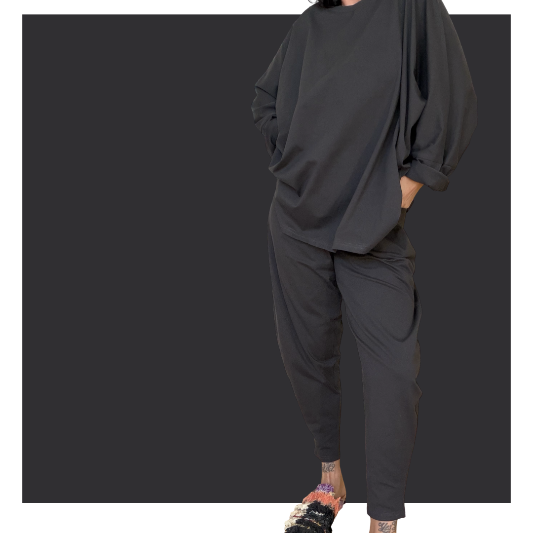 Lounge Pant - Washed Black