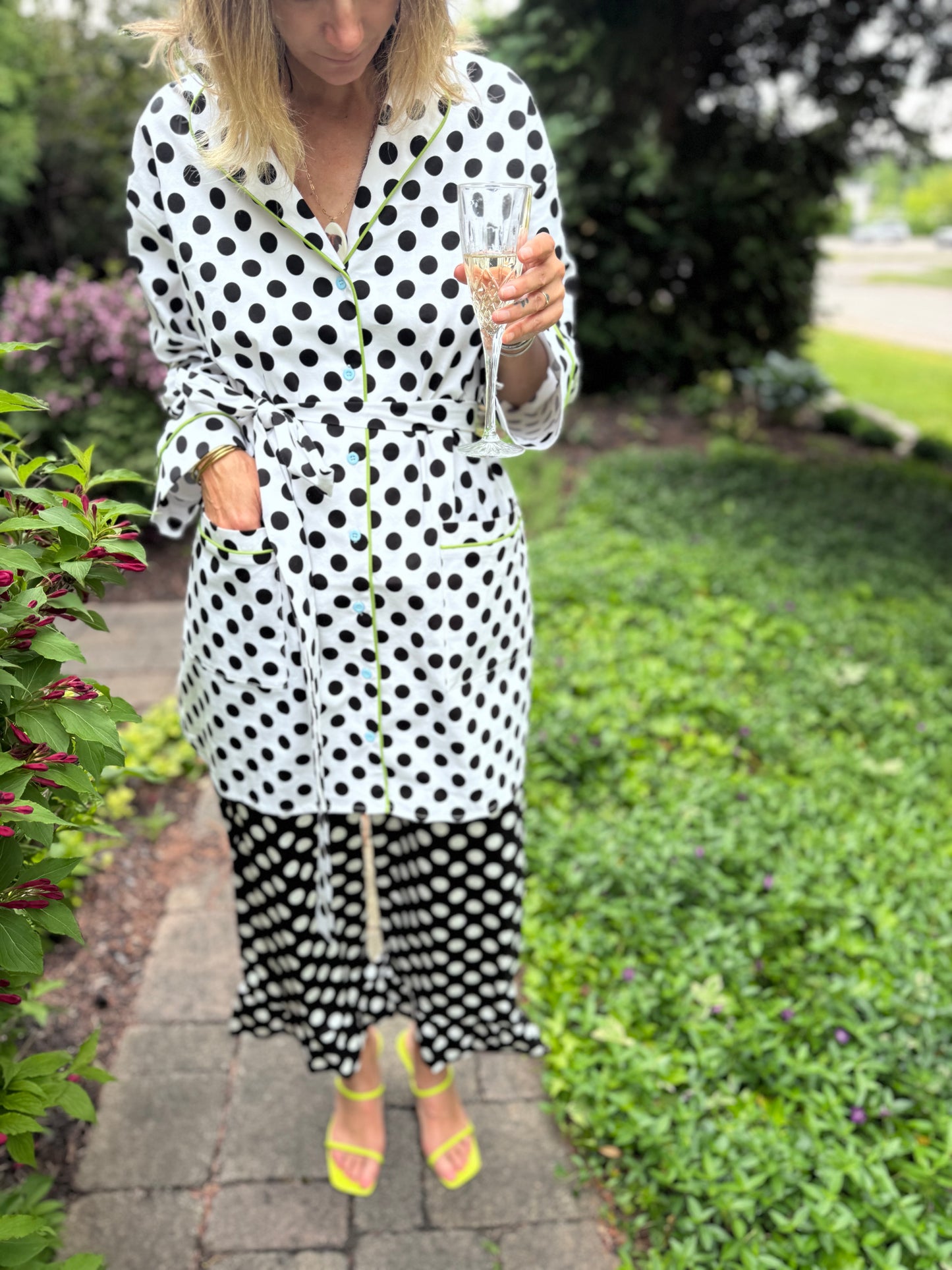 Dot Robe Dress