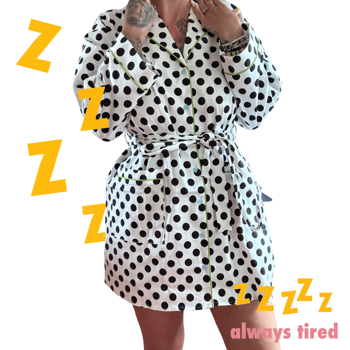 Dot Robe Dress