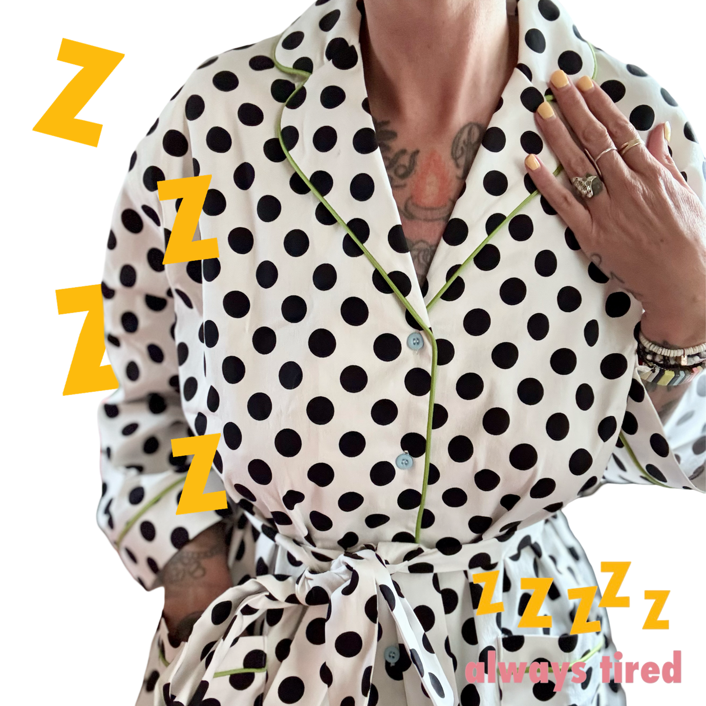 Dot Robe Dress