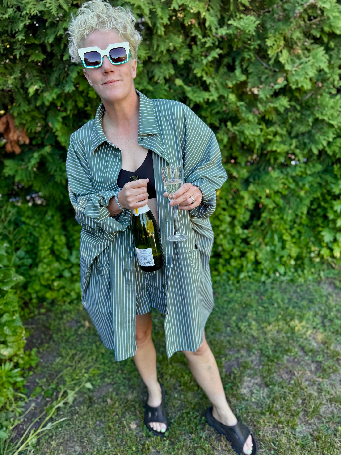 Shirt Kaftan - Green Short