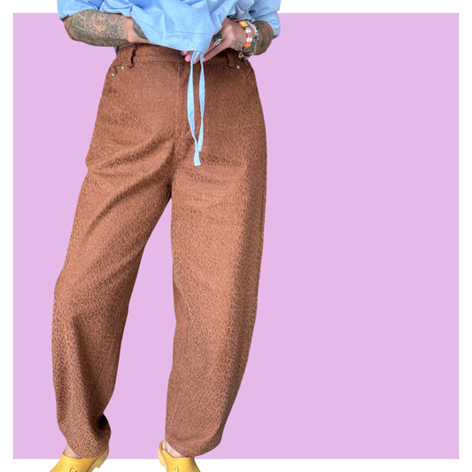 Work Pant - Brown Leopard *NEW FIT*
