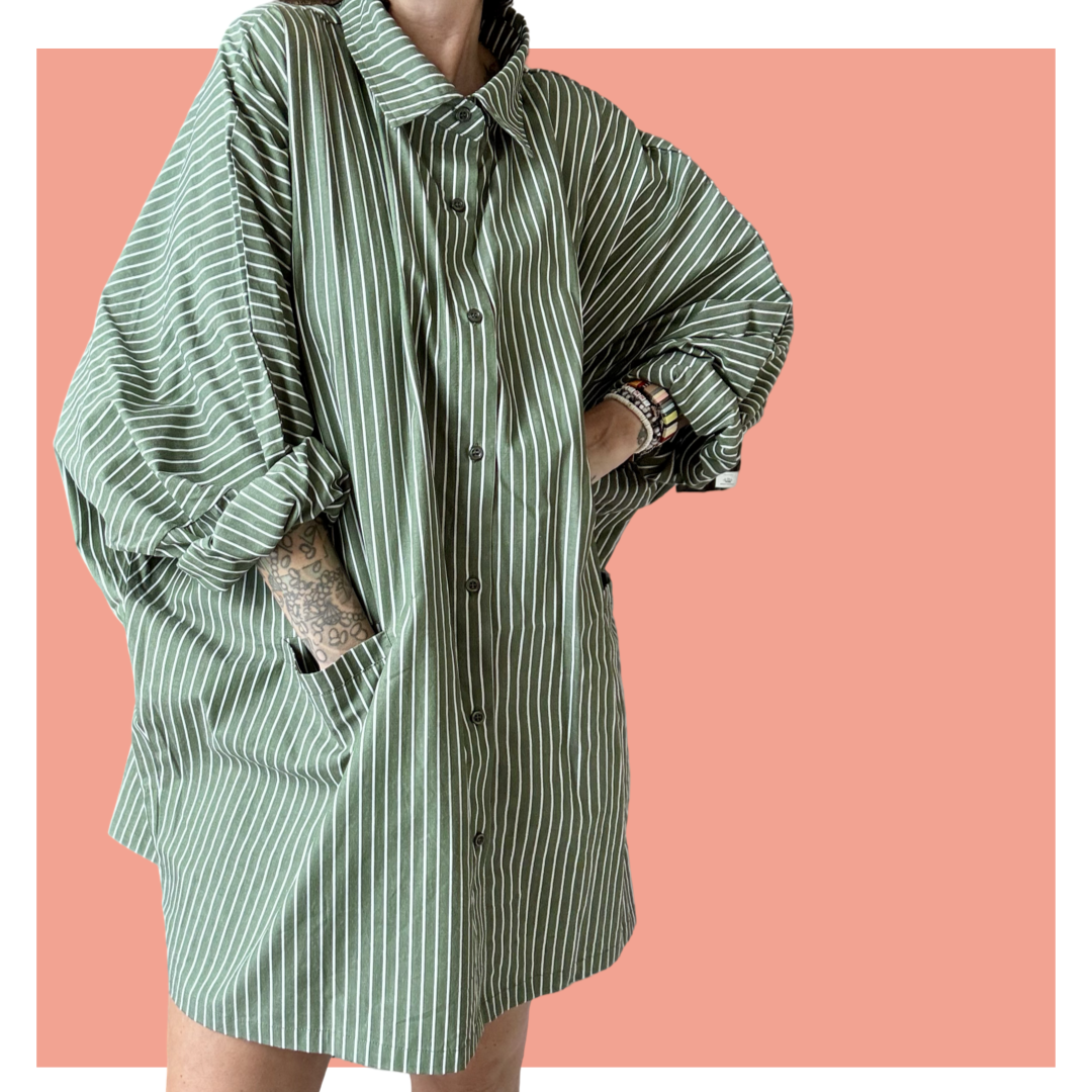 Shirt Kaftan - Green Short