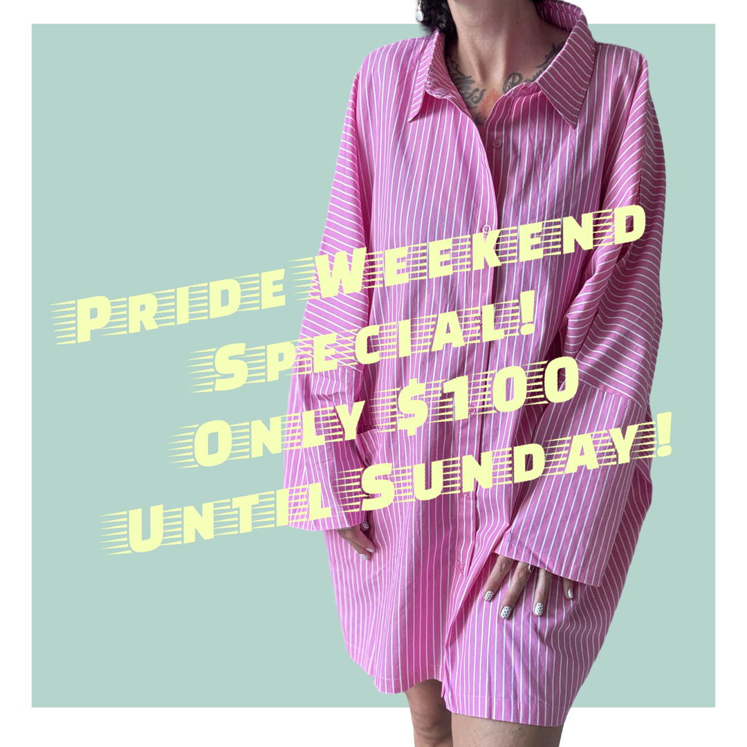 Shirt Kaftan - Pink Short