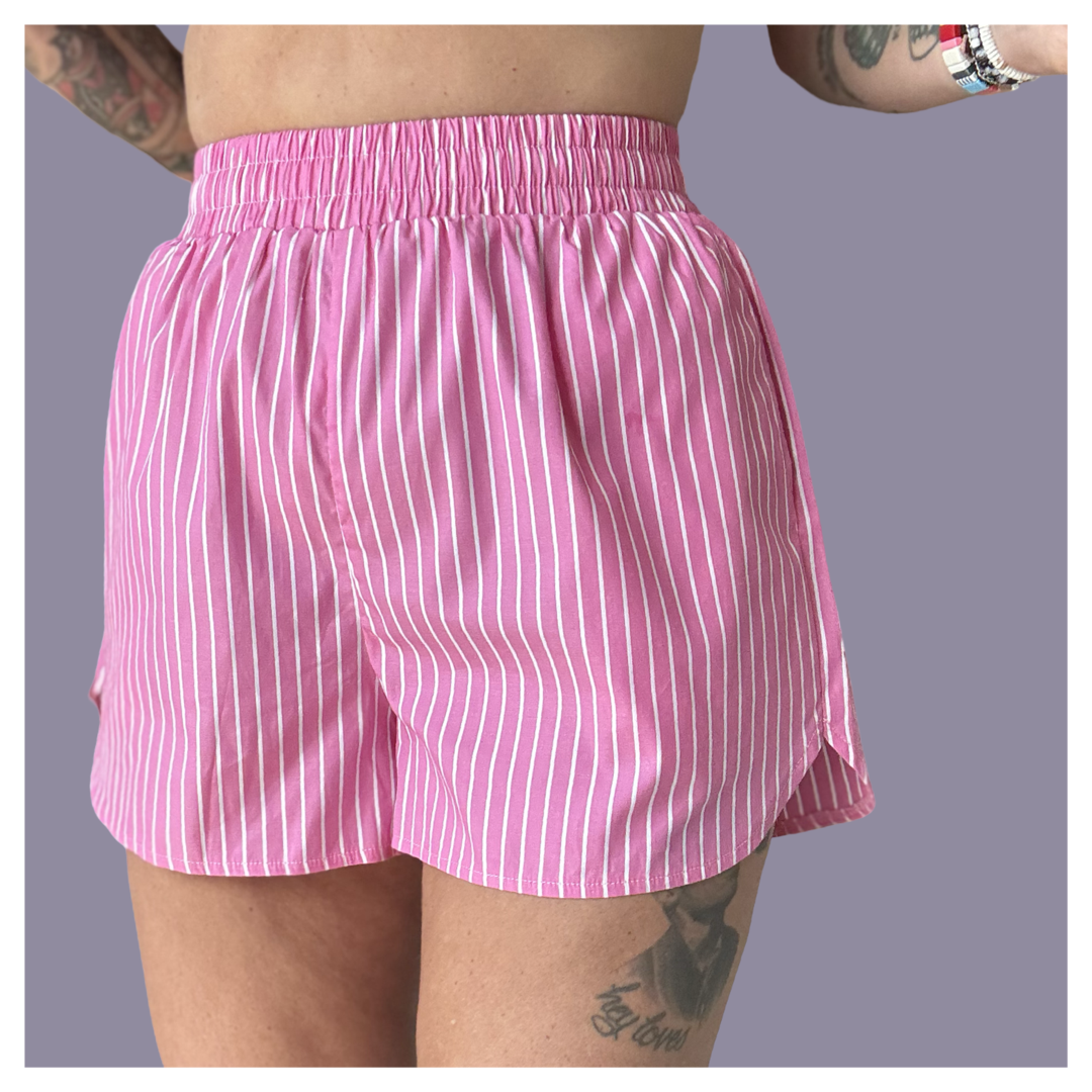 Stripe Short - Pink