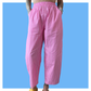 Barrel Pants - Pink Stripe