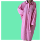 Shirt Kaftan - Pink Midi