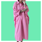 Shirt Kaftan - Pink Midi