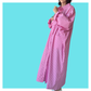 Shirt Kaftan- Pink Maxi