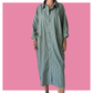 Shirt Kaftan - Green Midi