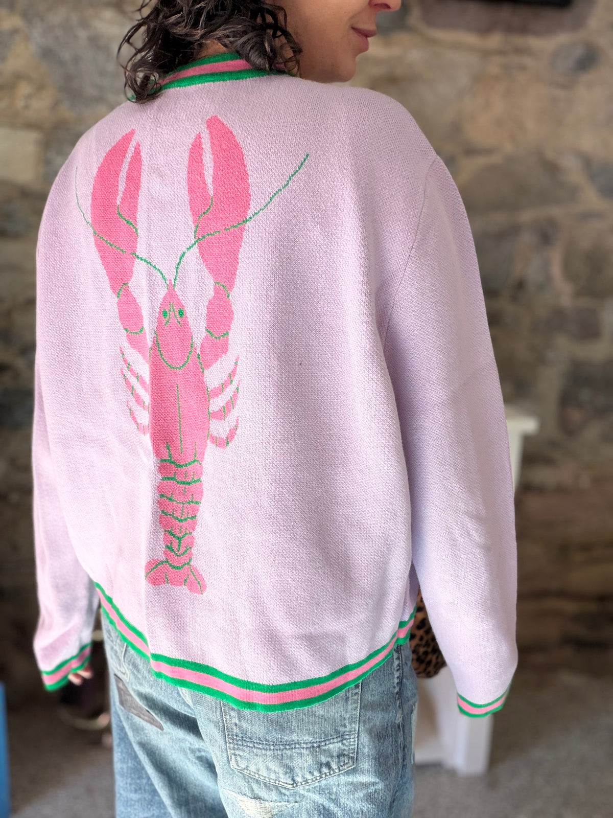 LOBSTER CARDIGAN LRG/XL