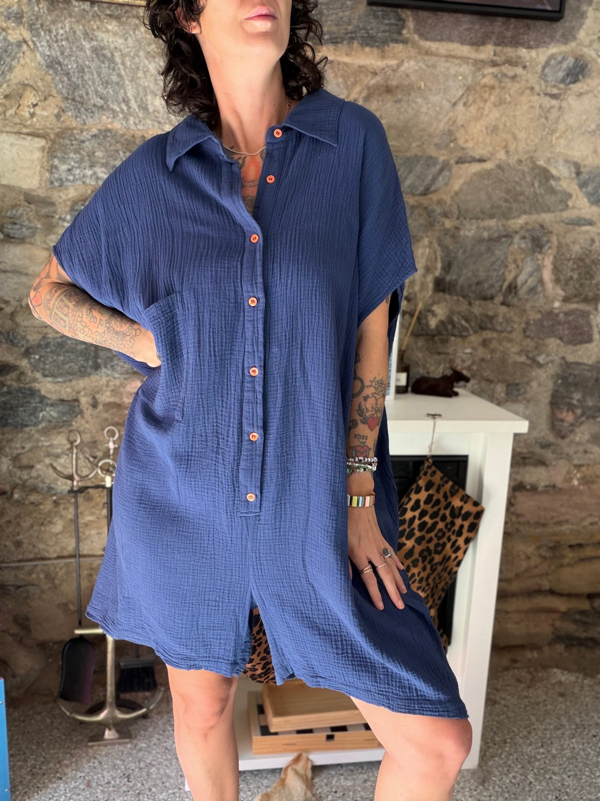 BLUE SACK SUIT SIZE ONE / UP TO 18ISH