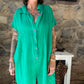 GREEN SACK SUIT - SIZE ZERO / UP TO 14