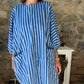 BLUE SHORT KAFTAN O/S