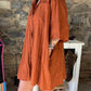 SACK DRESS BROWN - ONE
