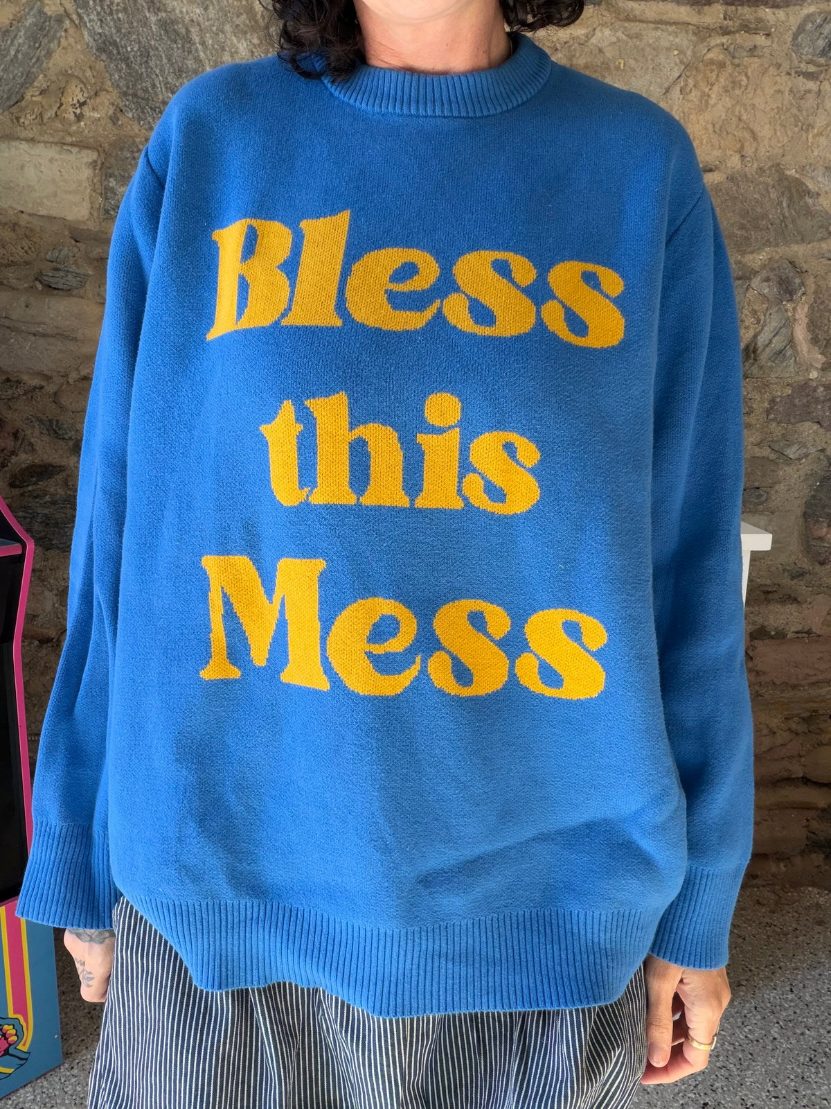BLESS THIS MESS SWEATER - LRG/ XL