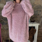 PINK FLUFFY DRESS - SIZE ONE