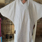 WHITE MIDI KAFTAN OS