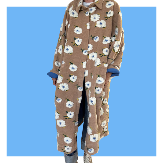 Kaftan Coat - Tan Long