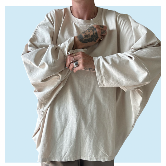 Kaftan Tee - Cream