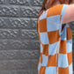 Elle Column Dress - Checkerboard