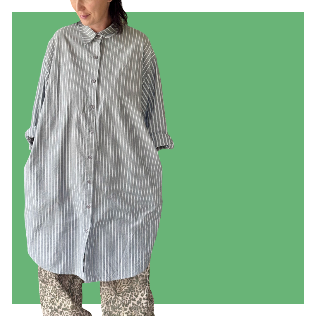 Don’t Touch Me Dress - Multi Stripe