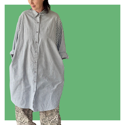 Don’t Touch Me Dress - Multi Stripe