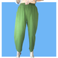Barrel Pants - Green Stretch
