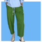 Barrel Pants - Green Stretch
