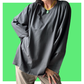 Kaftan Tee - Washed Black