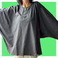 Kaftan Tee - Washed Black