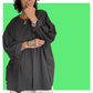 Kaftan Tee - Washed Black