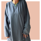 Kaftan Tee - Hazy Blue
