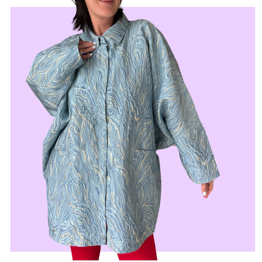 Holiday Kaftan - Short Blue