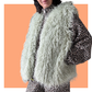 Fuzzy Vest - Mint