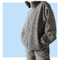 Leopard Jacquard Track Jacket