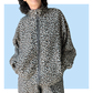 Leopard Jacquard Track Jacket