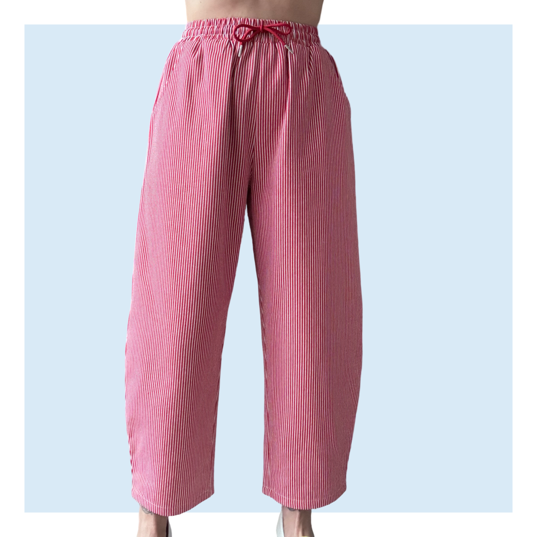 Barrel Pants - Red Railroad