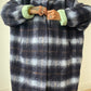 Blanket Jacket - Navy Plaid