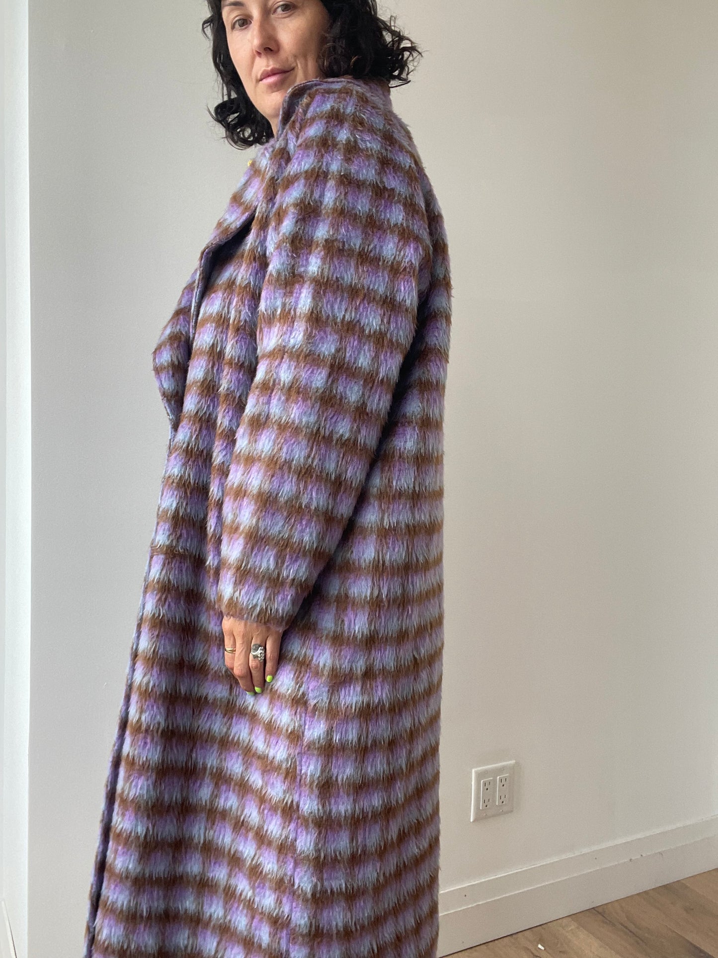 Maxi Coat - Purple