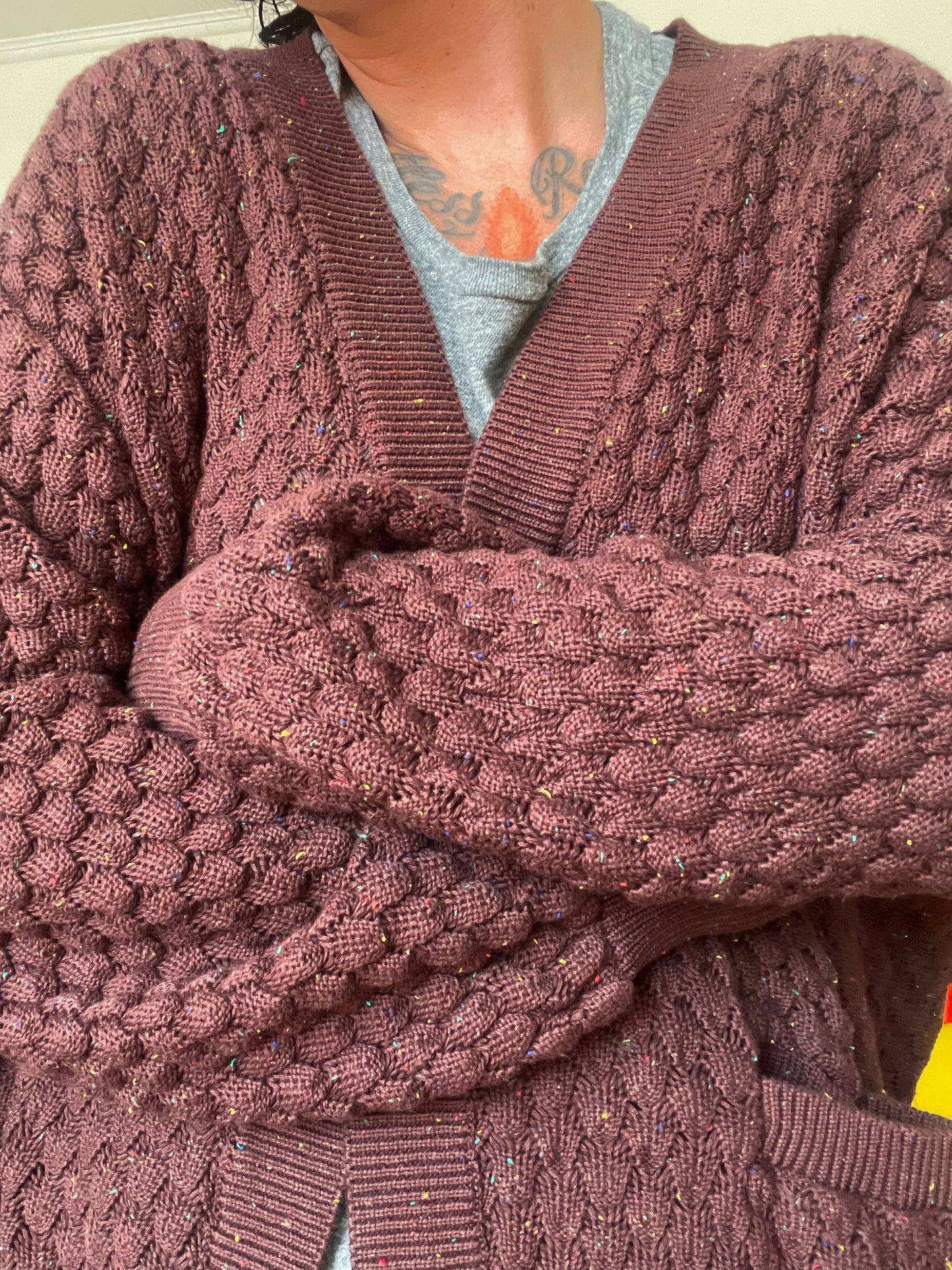 Librarian Cardigan - Brown