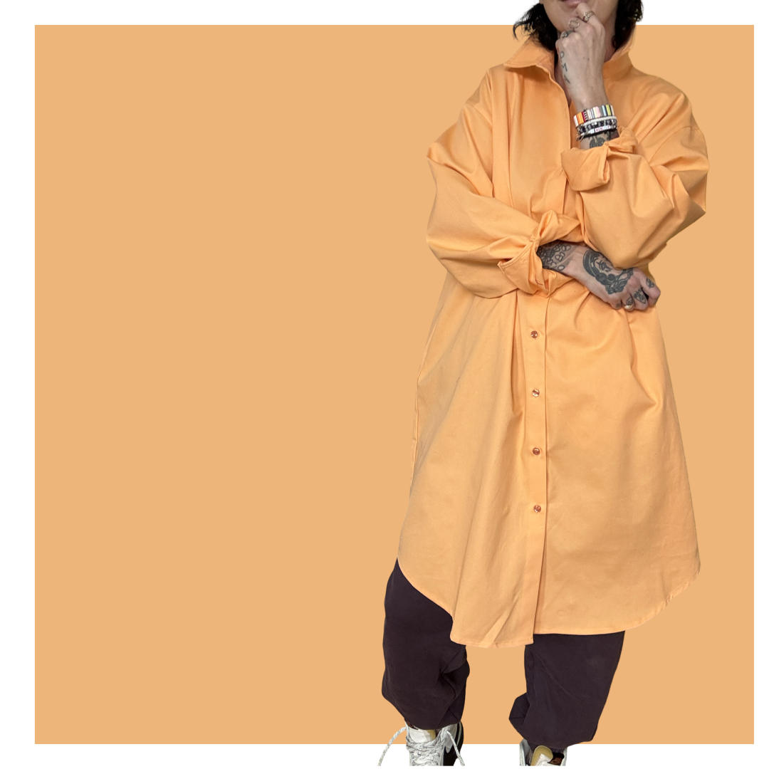 Don’t Touch Me Dress - Creamsicle