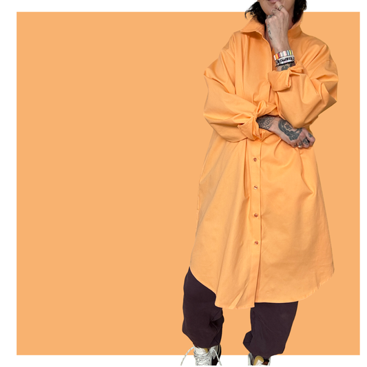 Don’t Touch Me Dress - Creamsicle