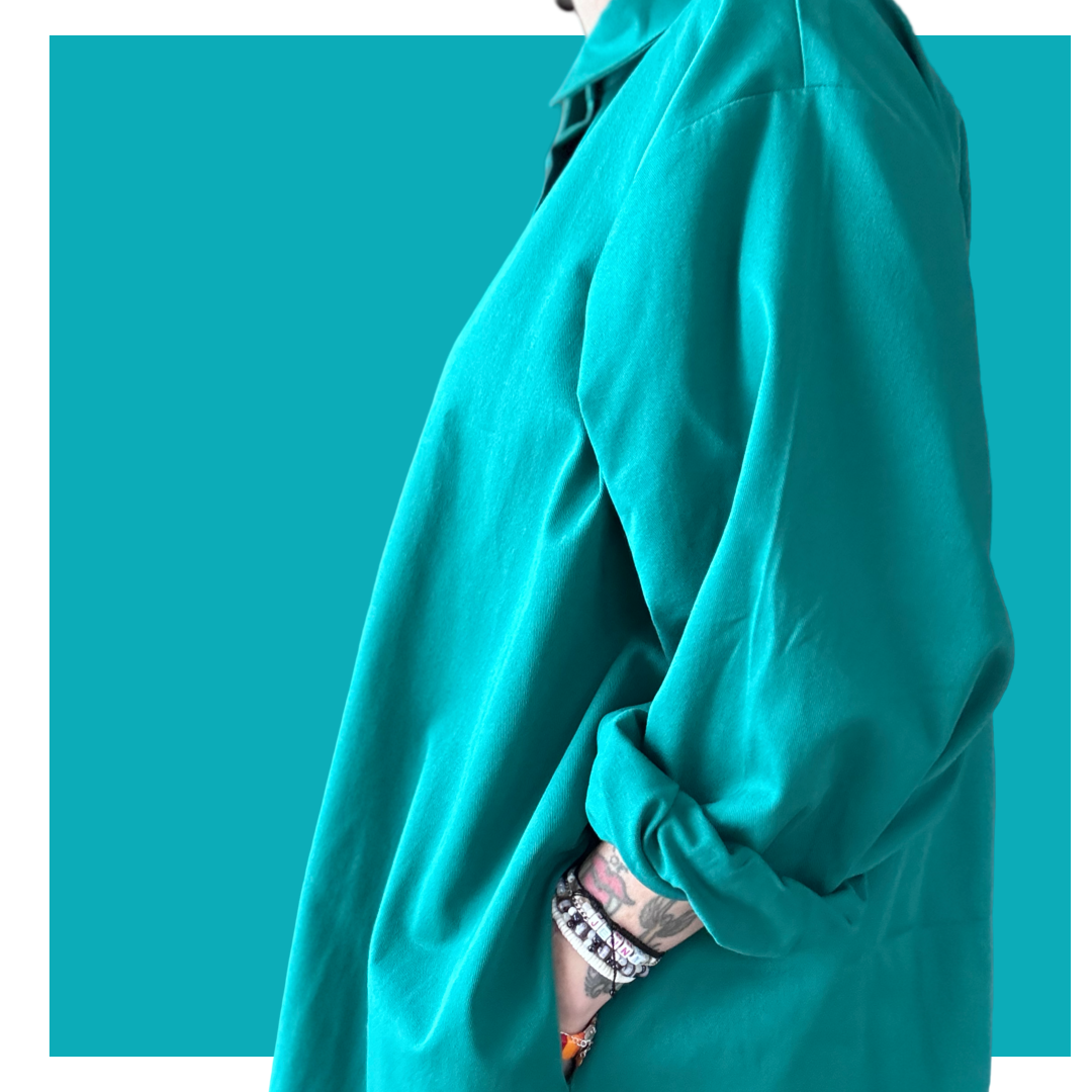 Don’t Touch Me Dress - Teal