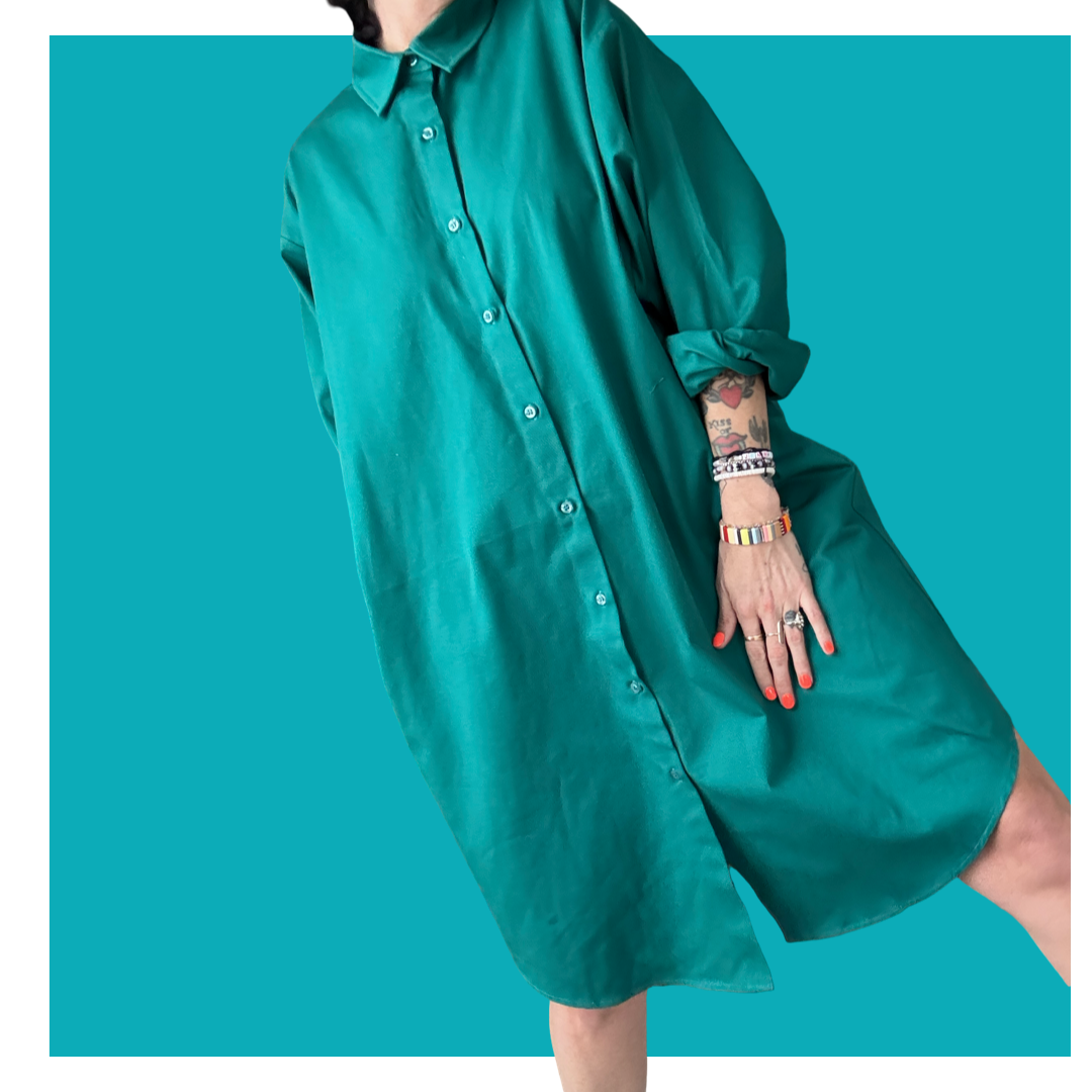 Don’t Touch Me Dress - Teal