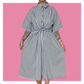 House Dress - Black Stripe