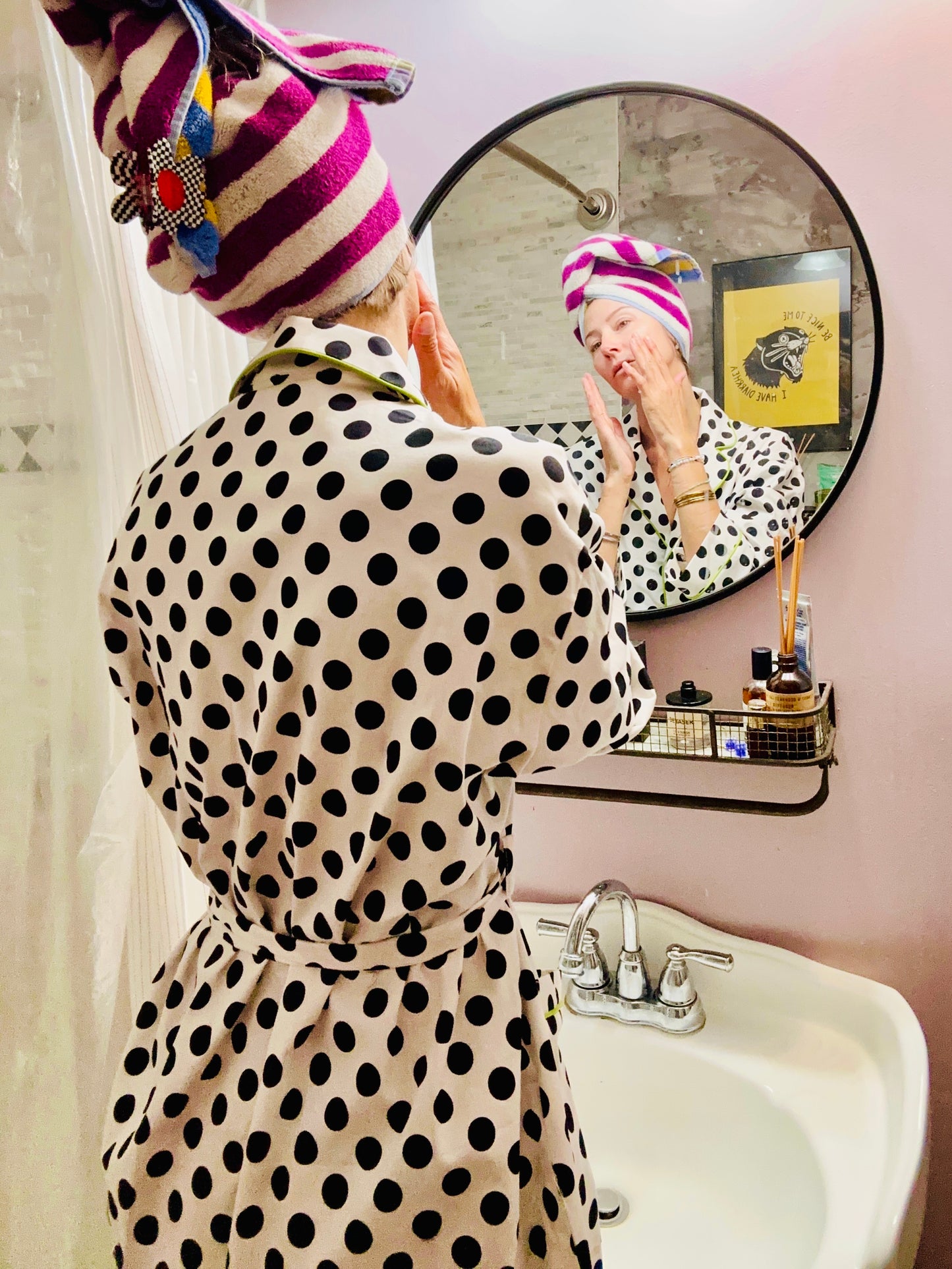 Dot Robe Dress