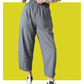 Barrel Pants - Black Gingham