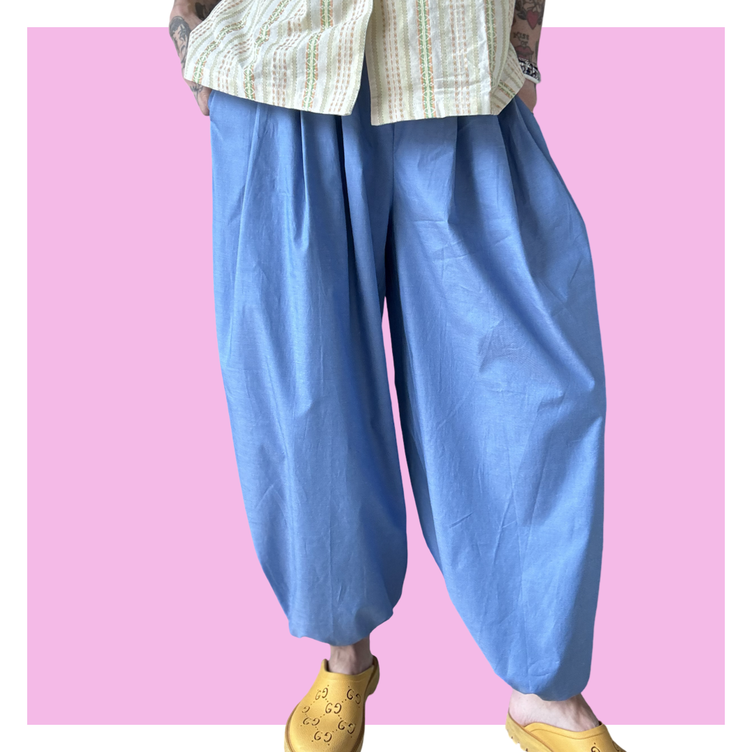 Balloon Pants - Blue
